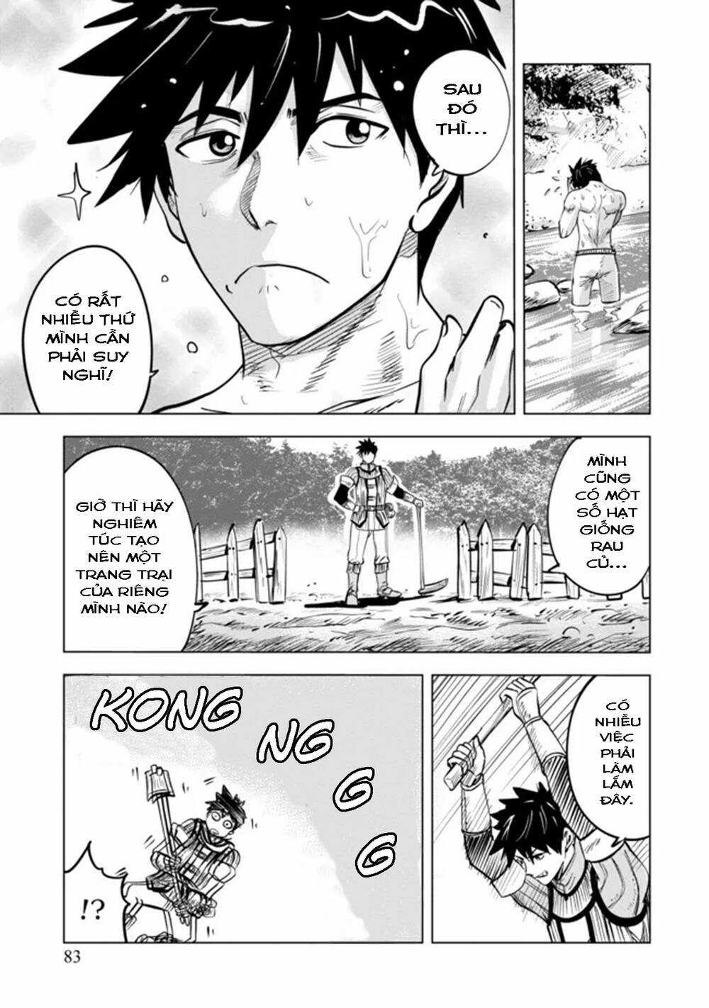 Makyo Seikatsu ~ Gakeppuchi Boken Sha Ga Hiki Komoru Ni Ha Hirosugiru Chapter 3 trang 8