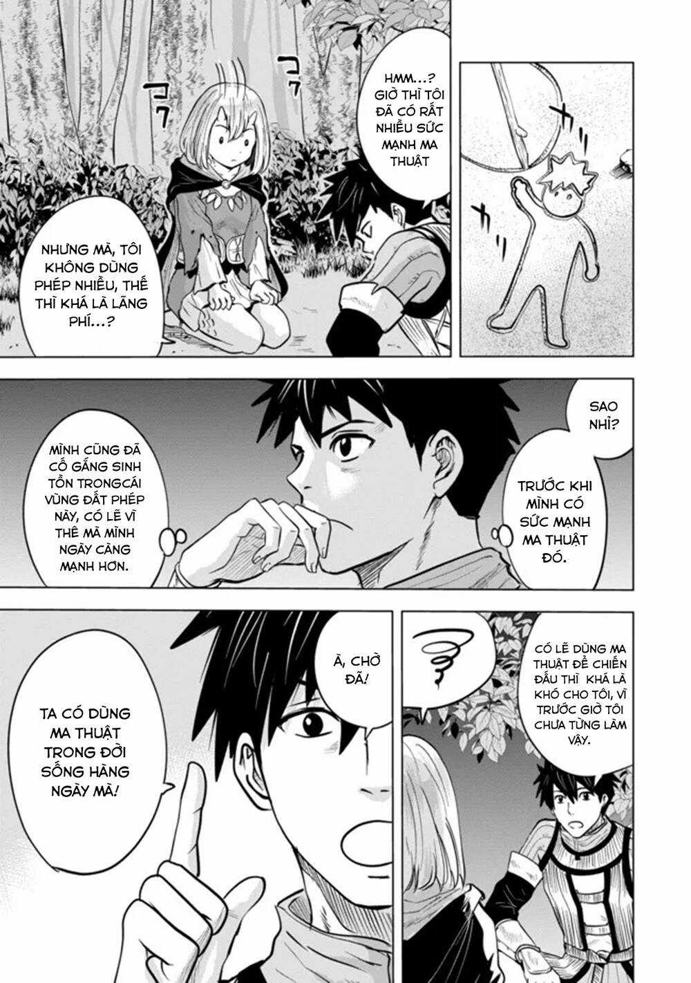 Makyo Seikatsu ~ Gakeppuchi Boken Sha Ga Hiki Komoru Ni Ha Hirosugiru Chapter 4.2 trang 10