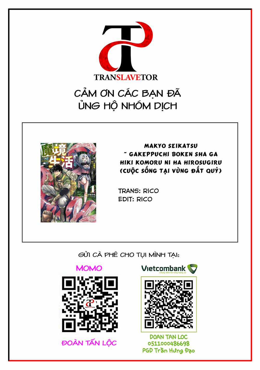 Makyo Seikatsu ~ Gakeppuchi Boken Sha Ga Hiki Komoru Ni Ha Hirosugiru Chapter 4.2 trang 12