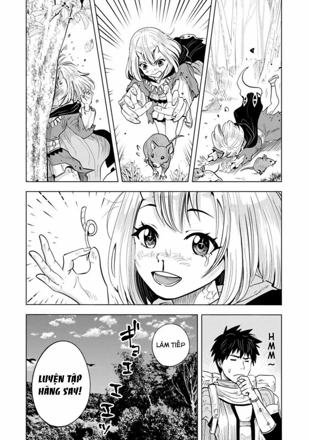 Makyo Seikatsu ~ Gakeppuchi Boken Sha Ga Hiki Komoru Ni Ha Hirosugiru Chapter 4.2 trang 3