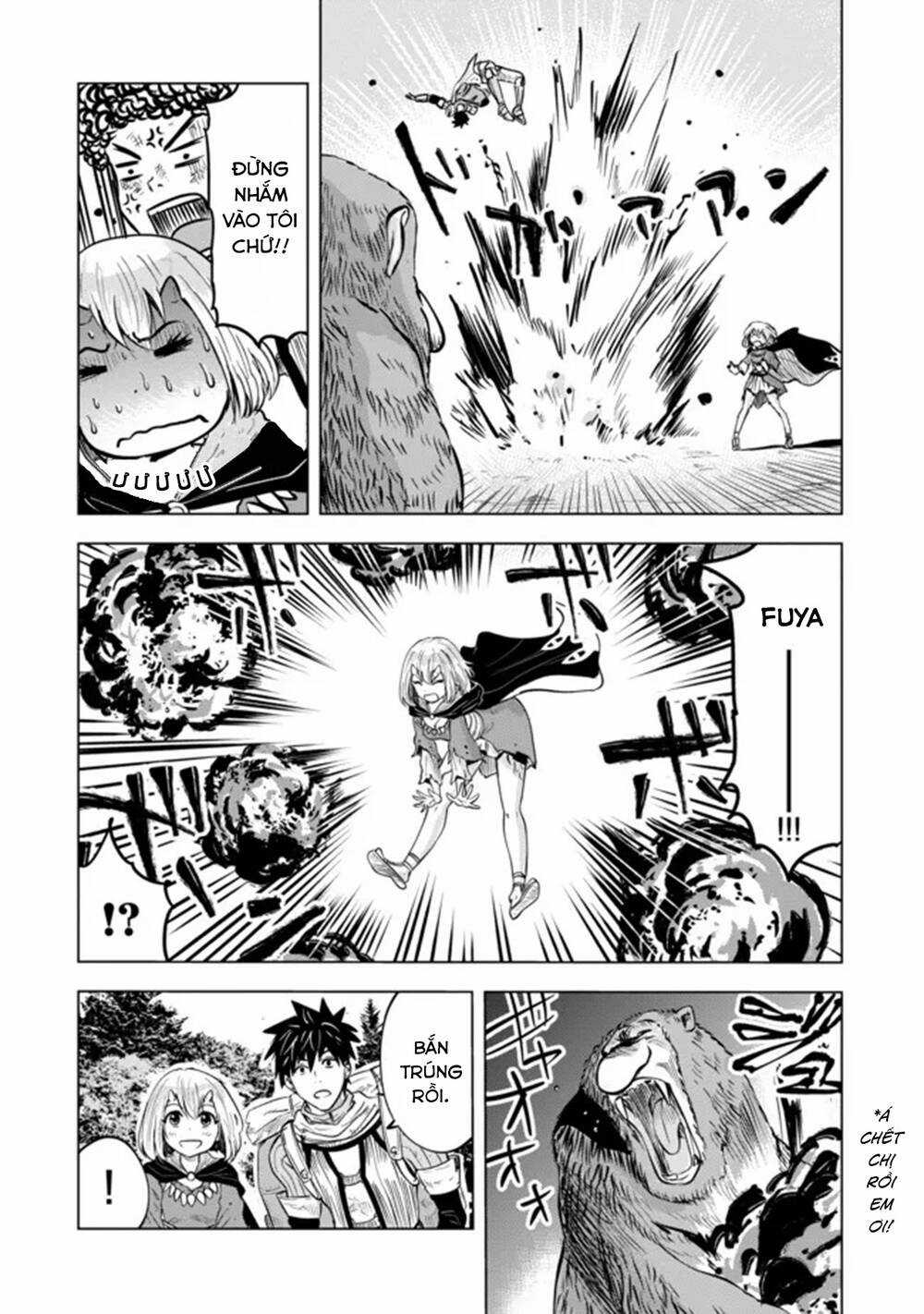 Makyo Seikatsu ~ Gakeppuchi Boken Sha Ga Hiki Komoru Ni Ha Hirosugiru Chapter 4.2 trang 5