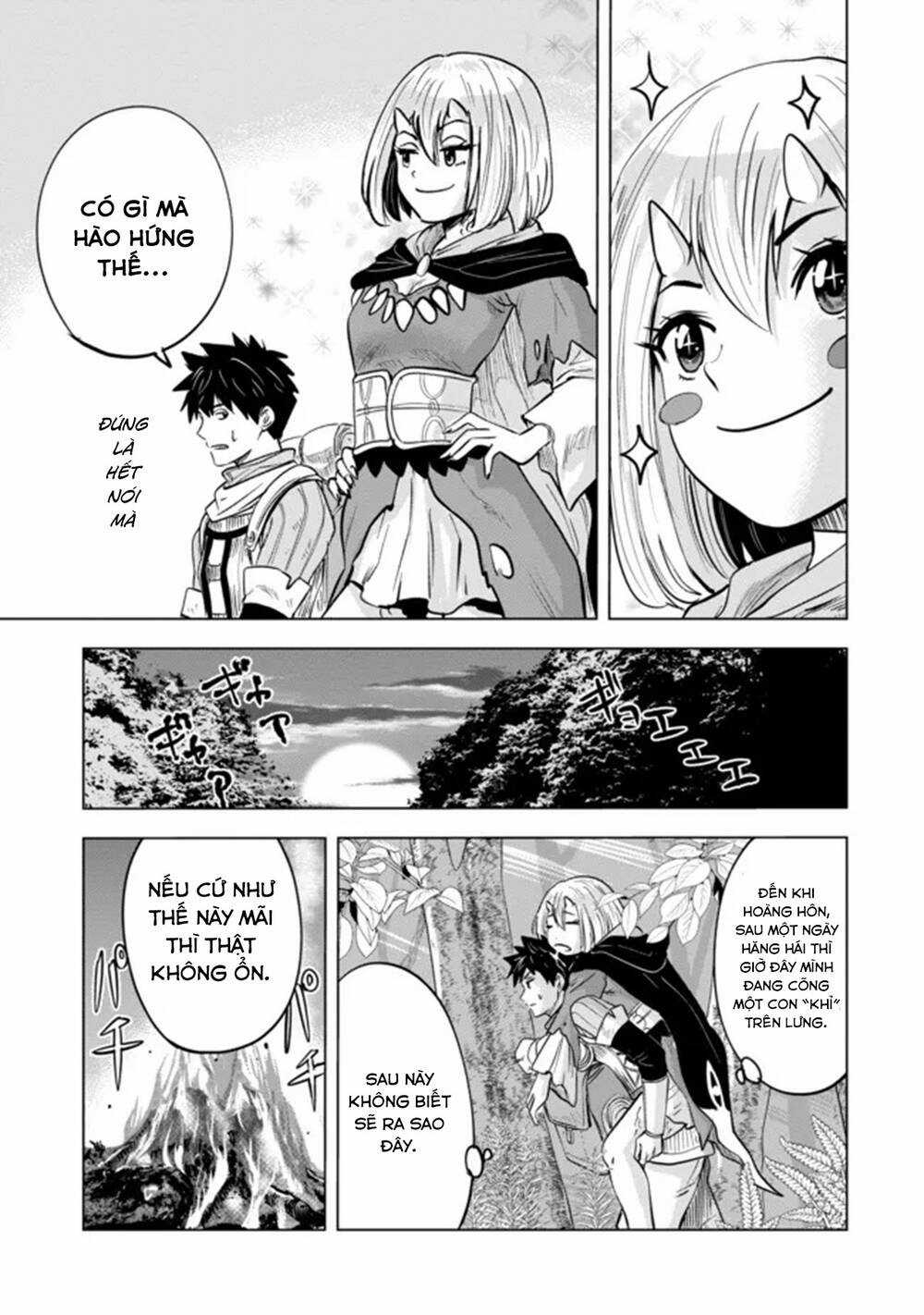 Makyo Seikatsu ~ Gakeppuchi Boken Sha Ga Hiki Komoru Ni Ha Hirosugiru Chapter 4.2 trang 6