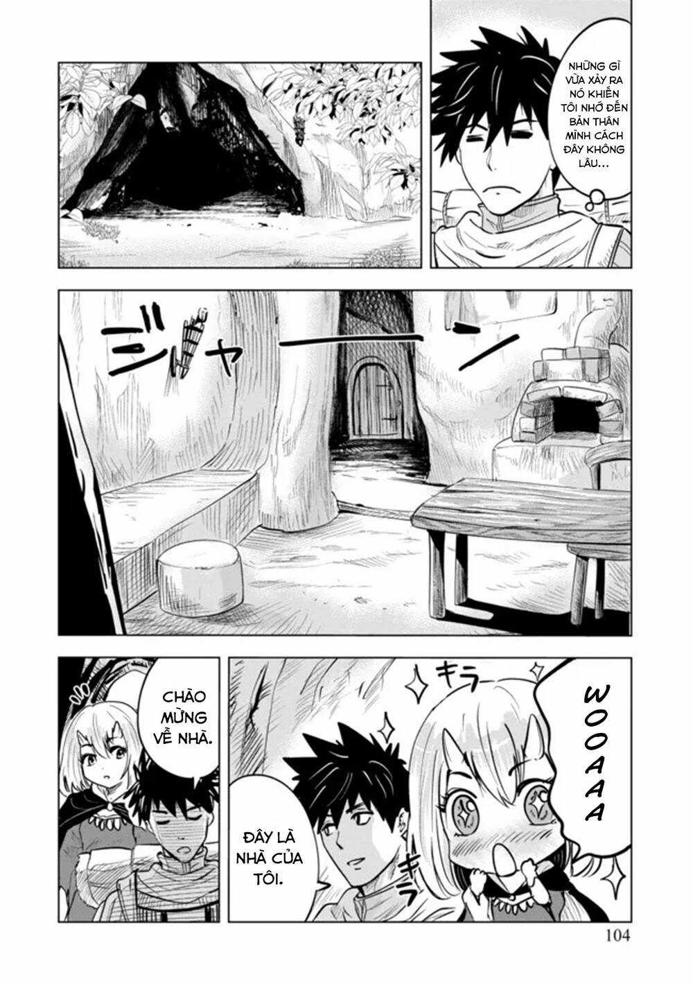 Makyo Seikatsu ~ Gakeppuchi Boken Sha Ga Hiki Komoru Ni Ha Hirosugiru Chapter 4 trang 11