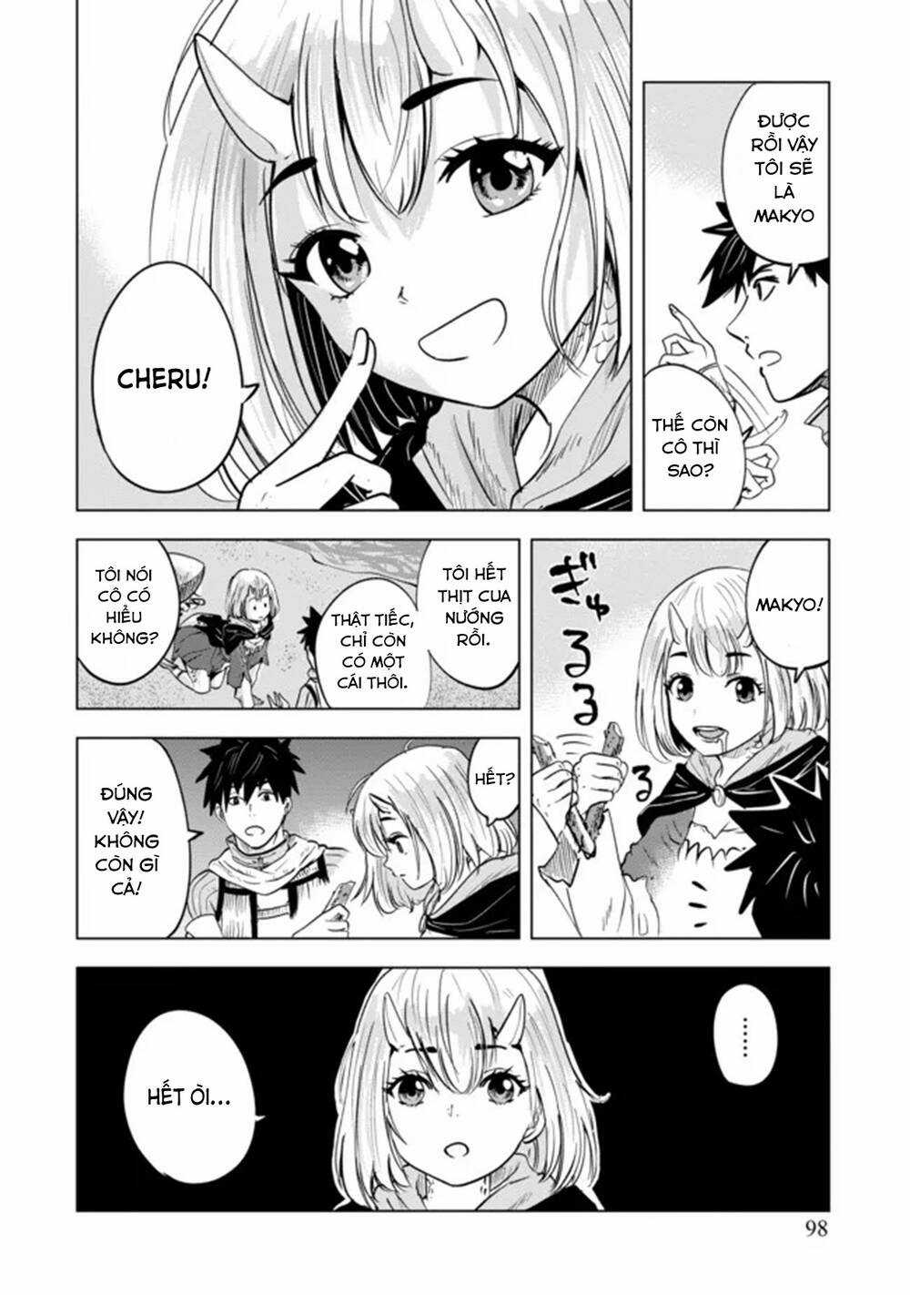 Makyo Seikatsu ~ Gakeppuchi Boken Sha Ga Hiki Komoru Ni Ha Hirosugiru Chapter 4 trang 5