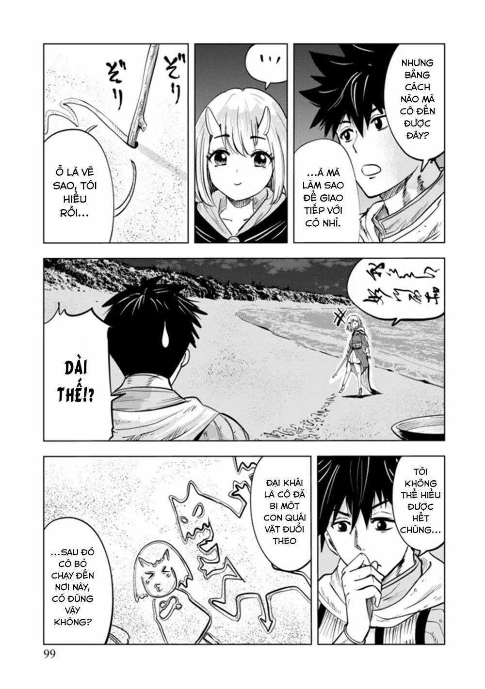 Makyo Seikatsu ~ Gakeppuchi Boken Sha Ga Hiki Komoru Ni Ha Hirosugiru Chapter 4 trang 6