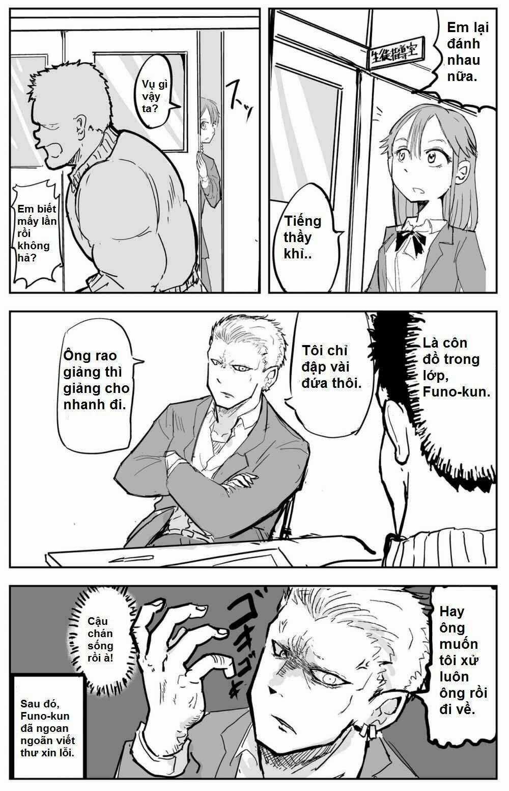 Manga Về Giáo Viên Thể Dục Lẽ Ra Phải Chết Đầu Phim Kinh Dị Chapter 8 trang 8