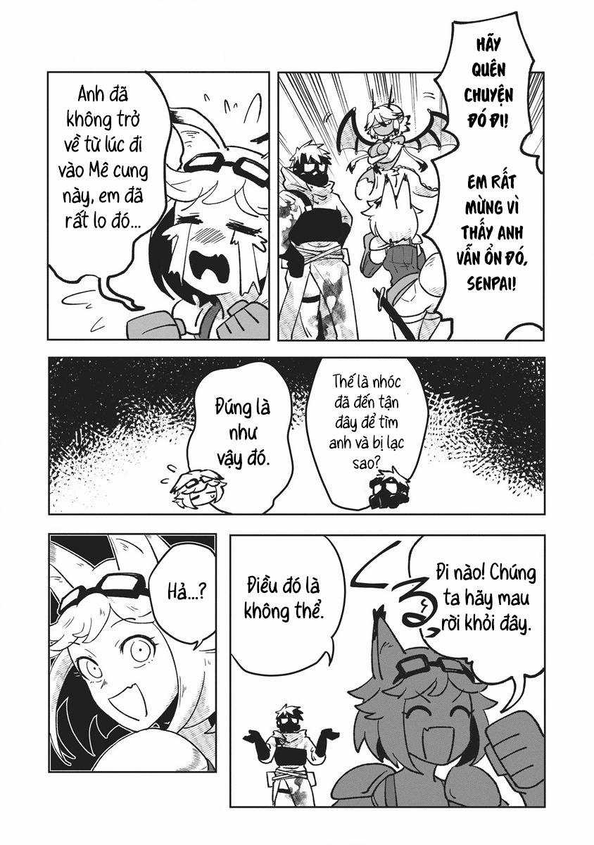 Mạo hiểm giả sống trong Mê cung muốn từ bỏ việc làm Bá chủ Hầm ngục Chapter 3 trang 22