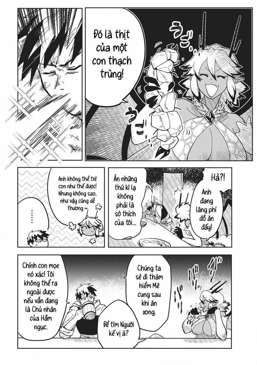 Mạo hiểm giả sống trong Mê cung muốn từ bỏ việc làm Bá chủ Hầm ngục Chapter 3 trang 5