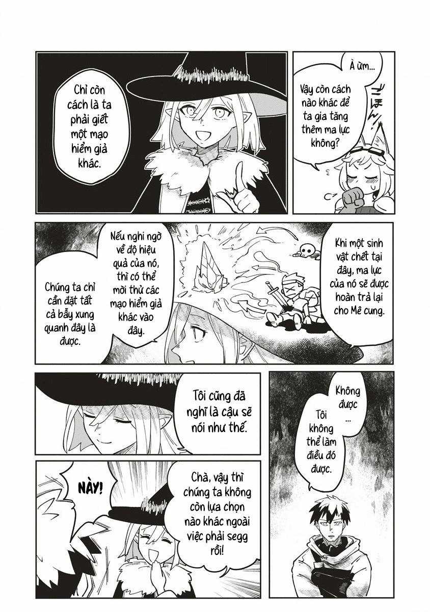 Mạo hiểm giả sống trong Mê cung muốn từ bỏ việc làm Bá chủ Hầm ngục Chapter 4 trang 10