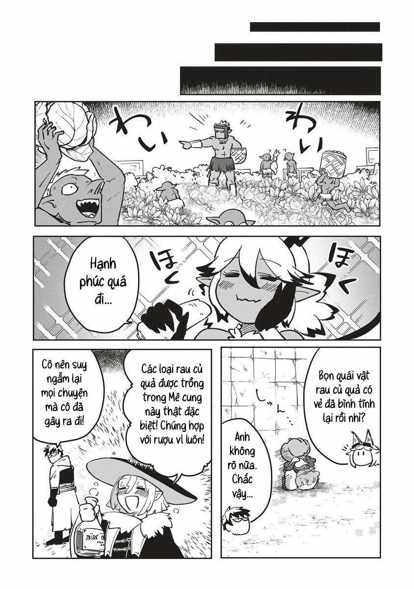 Mạo hiểm giả sống trong Mê cung muốn từ bỏ việc làm Bá chủ Hầm ngục Chapter 4 trang 21