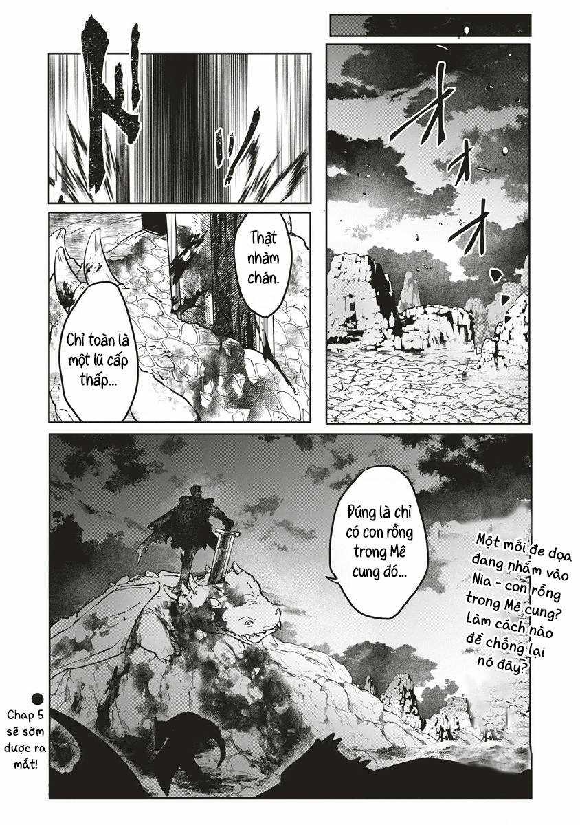 Mạo hiểm giả sống trong Mê cung muốn từ bỏ việc làm Bá chủ Hầm ngục Chapter 4 trang 25