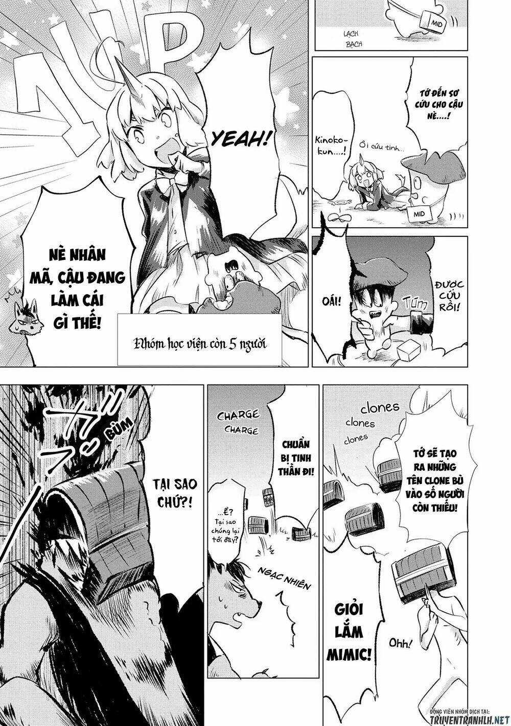 Maohritsu Chu-Boss Yousei Academia Chapter 4 trang 21