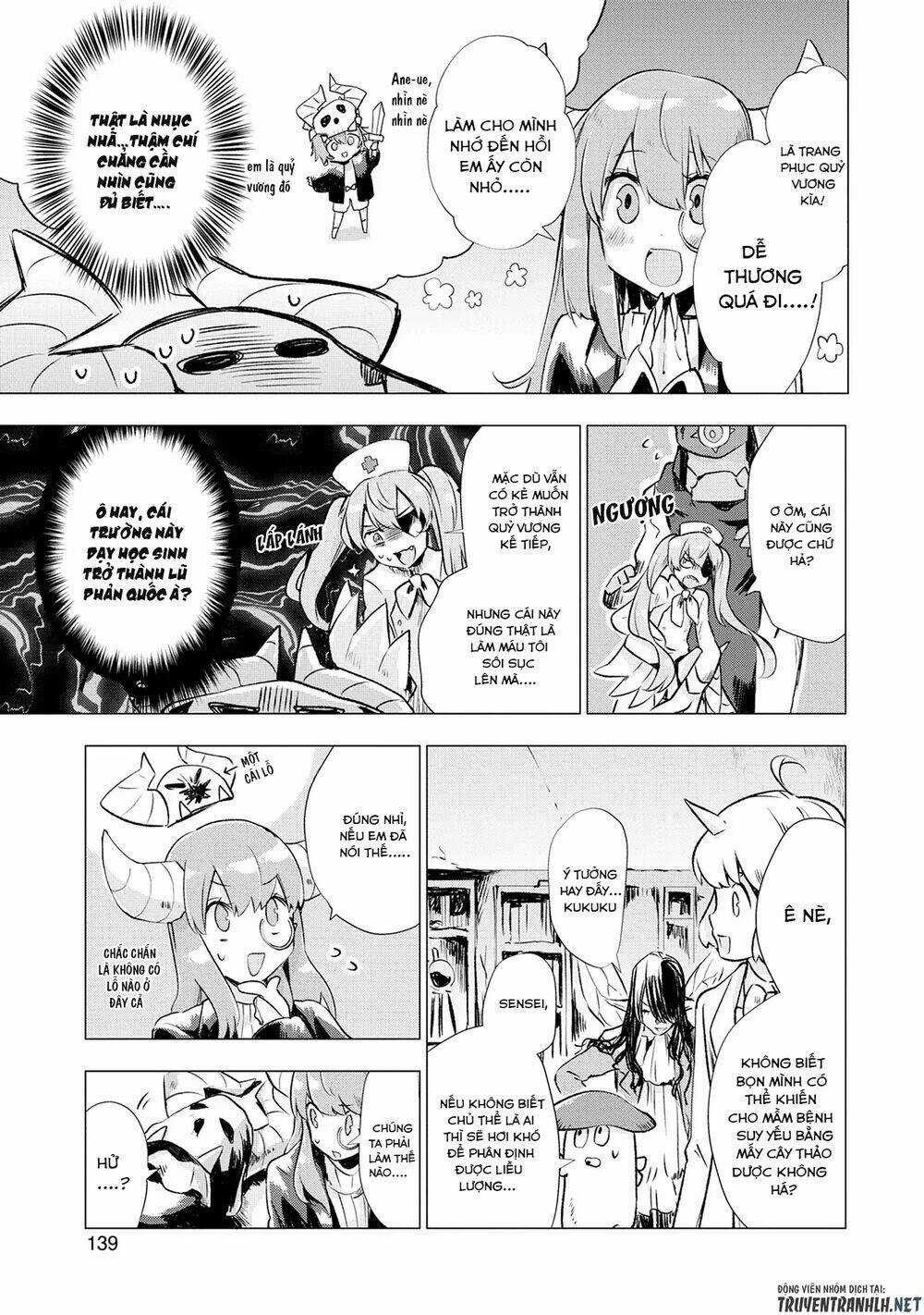 Maohritsu Chu-Boss Yousei Academia Chapter 5 trang 17