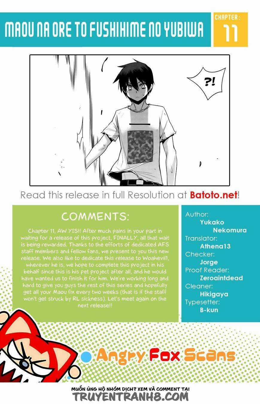 Maou Na Ore To Fushihime No Yubiwa Chapter 11 trang 38