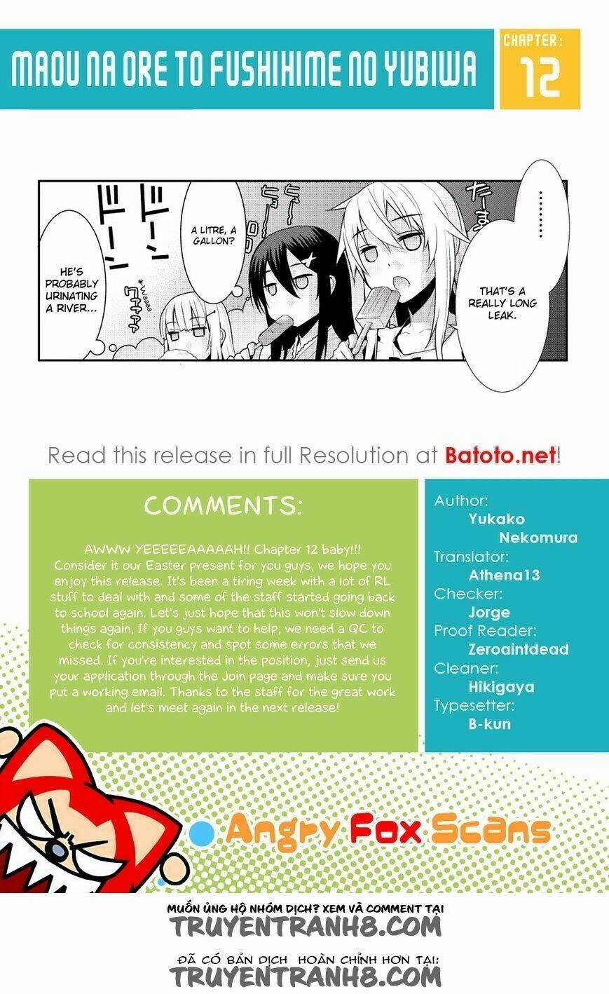 Maou Na Ore To Fushihime No Yubiwa Chapter 12 trang 33