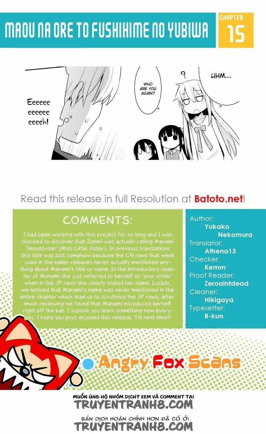 Maou Na Ore To Fushihime No Yubiwa Chapter 15 trang 25