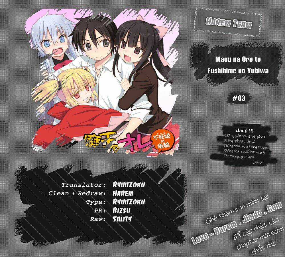 Maou Na Ore To Fushihime No Yubiwa Chapter 3 trang 0