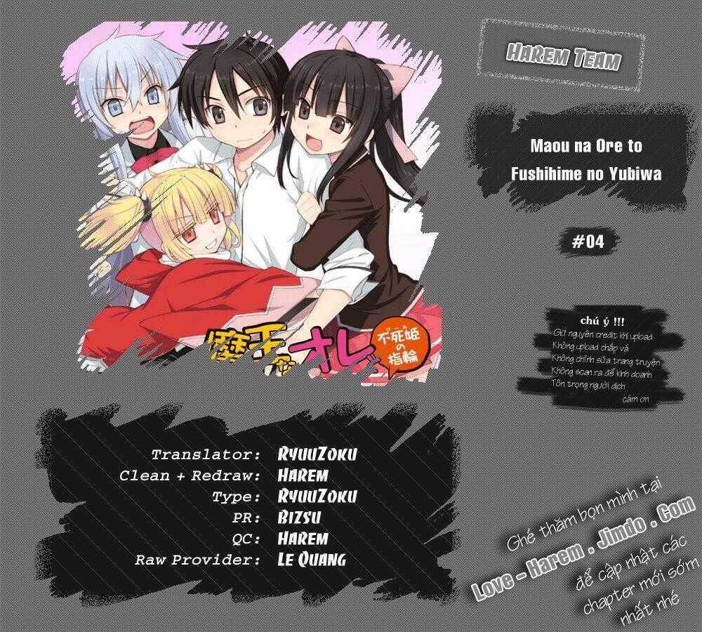 Maou Na Ore To Fushihime No Yubiwa Chapter 4 trang 0