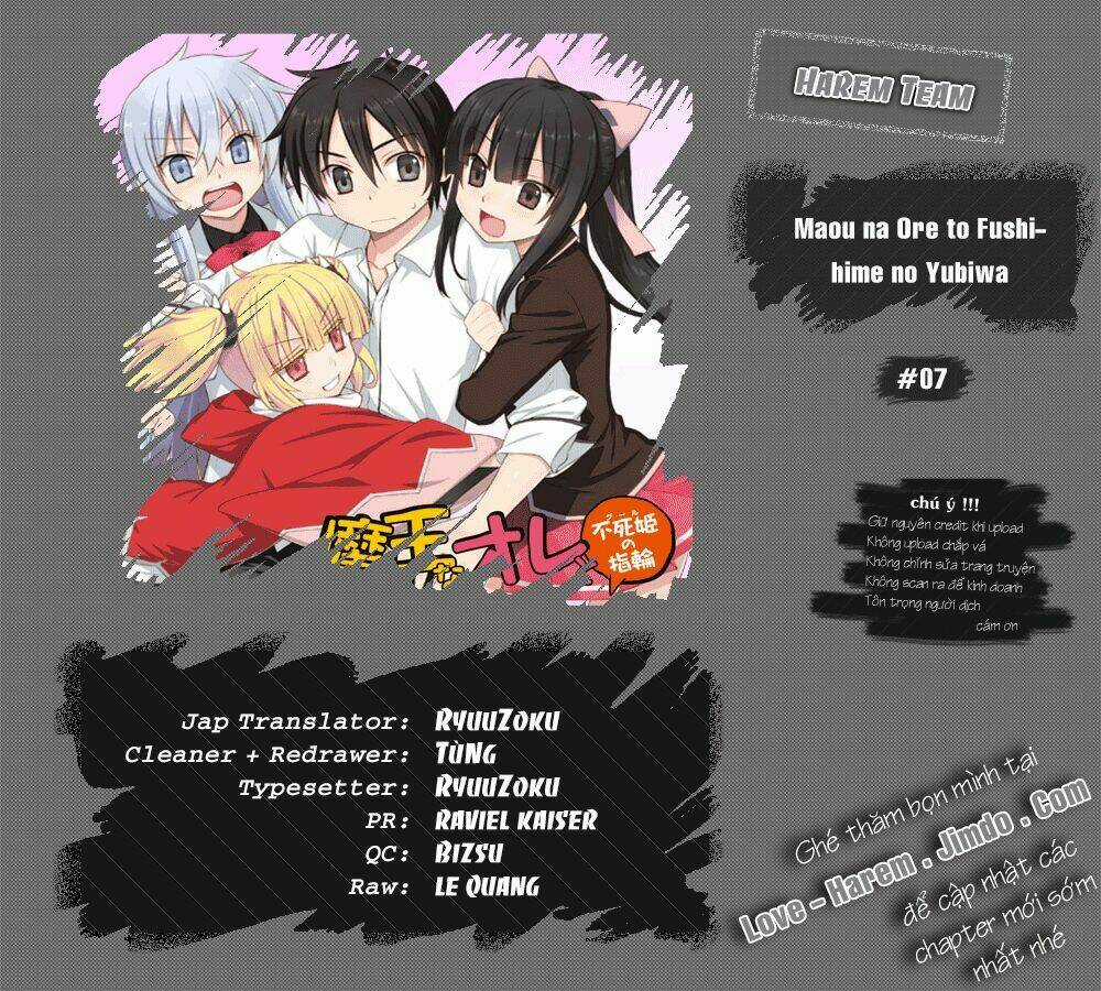 Maou Na Ore To Fushihime No Yubiwa Chapter 7 trang 0