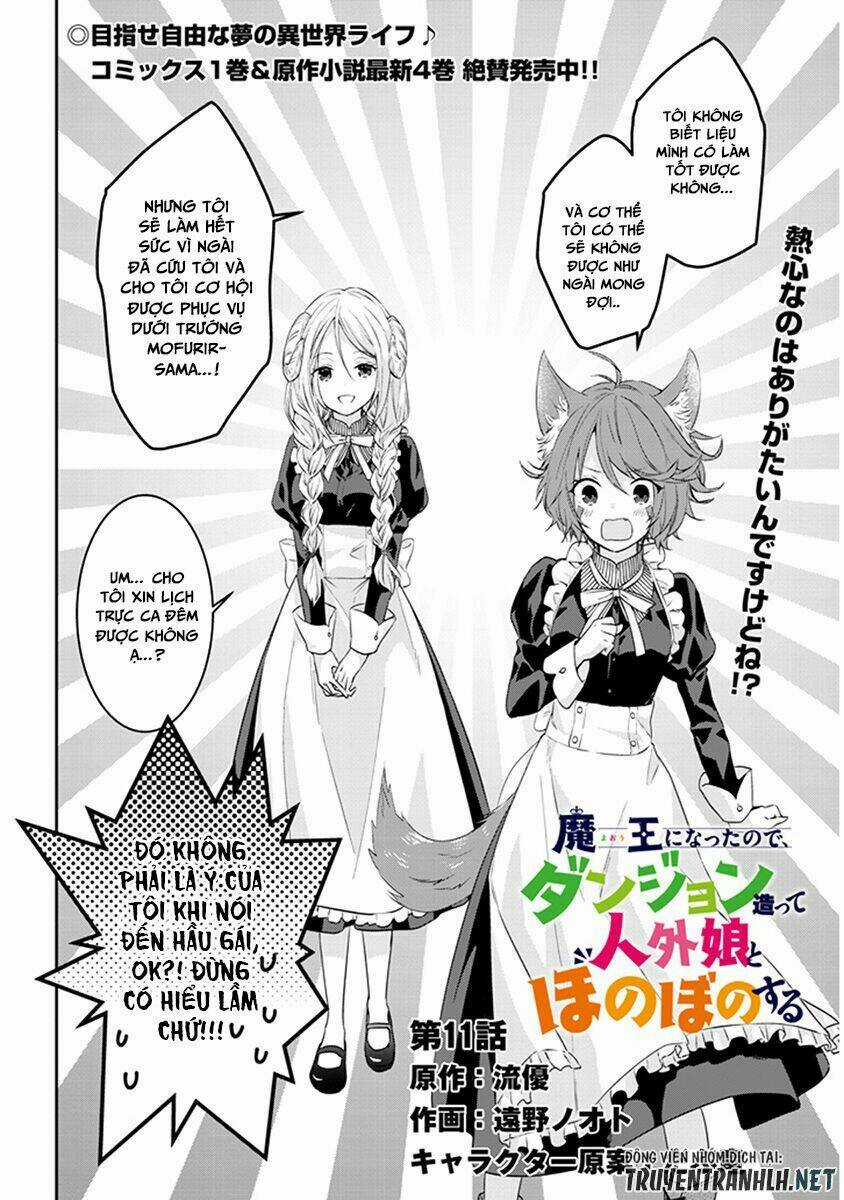 Maou Ni Natte Node, Dungeon Tsukutte Jingai Musume To Honobono Suru Chapter 11 trang 1