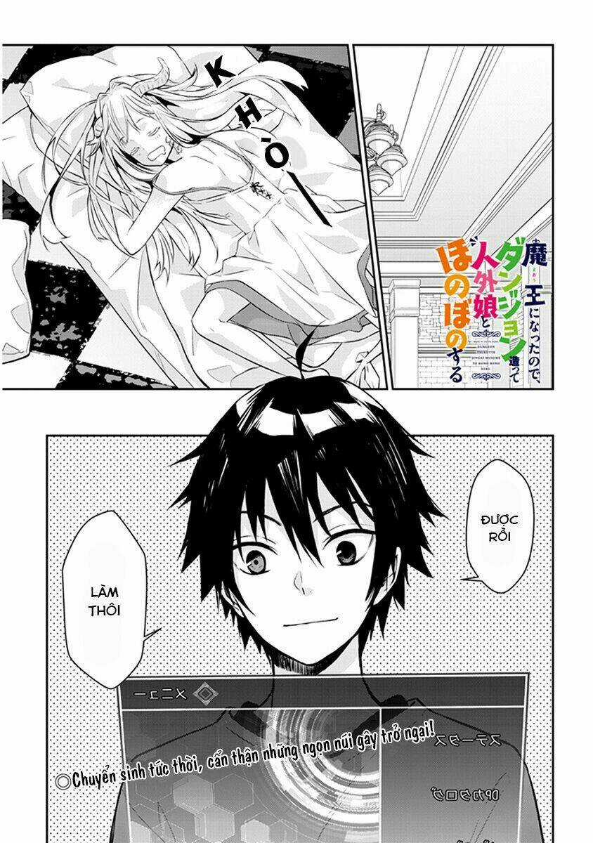 Maou Ni Natte Node, Dungeon Tsukutte Jingai Musume To Honobono Suru Chapter 2.1 trang 4