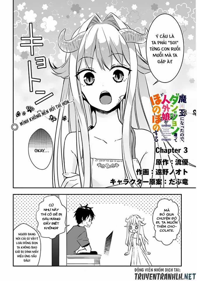 Maou Ni Natte Node, Dungeon Tsukutte Jingai Musume To Honobono Suru Chapter 3.2 trang 3