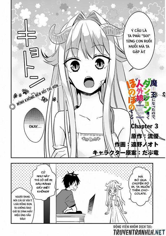 Maou Ni Natte Node, Dungeon Tsukutte Jingai Musume To Honobono Suru Chapter 3 trang 2