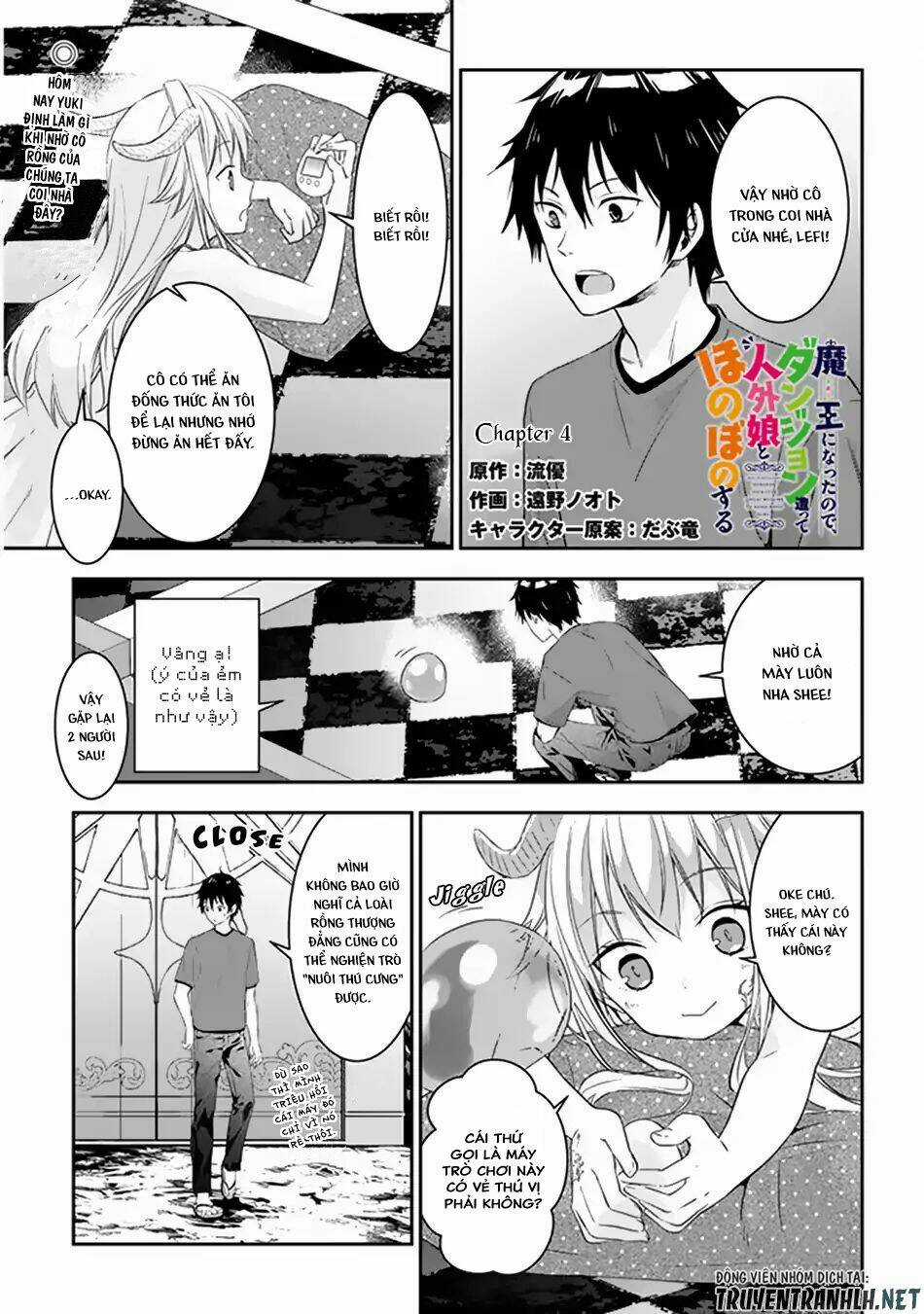 Maou Ni Natte Node, Dungeon Tsukutte Jingai Musume To Honobono Suru Chapter 4.1 trang 1