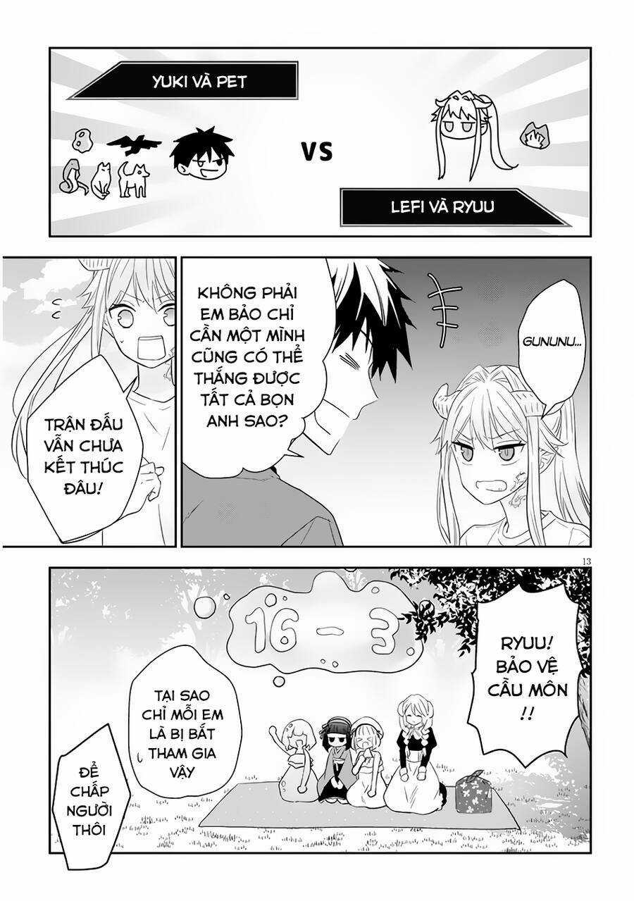 Maou Ni Natte Node, Dungeon Tsukutte Jingai Musume To Honobono Suru Chapter 49 trang 12