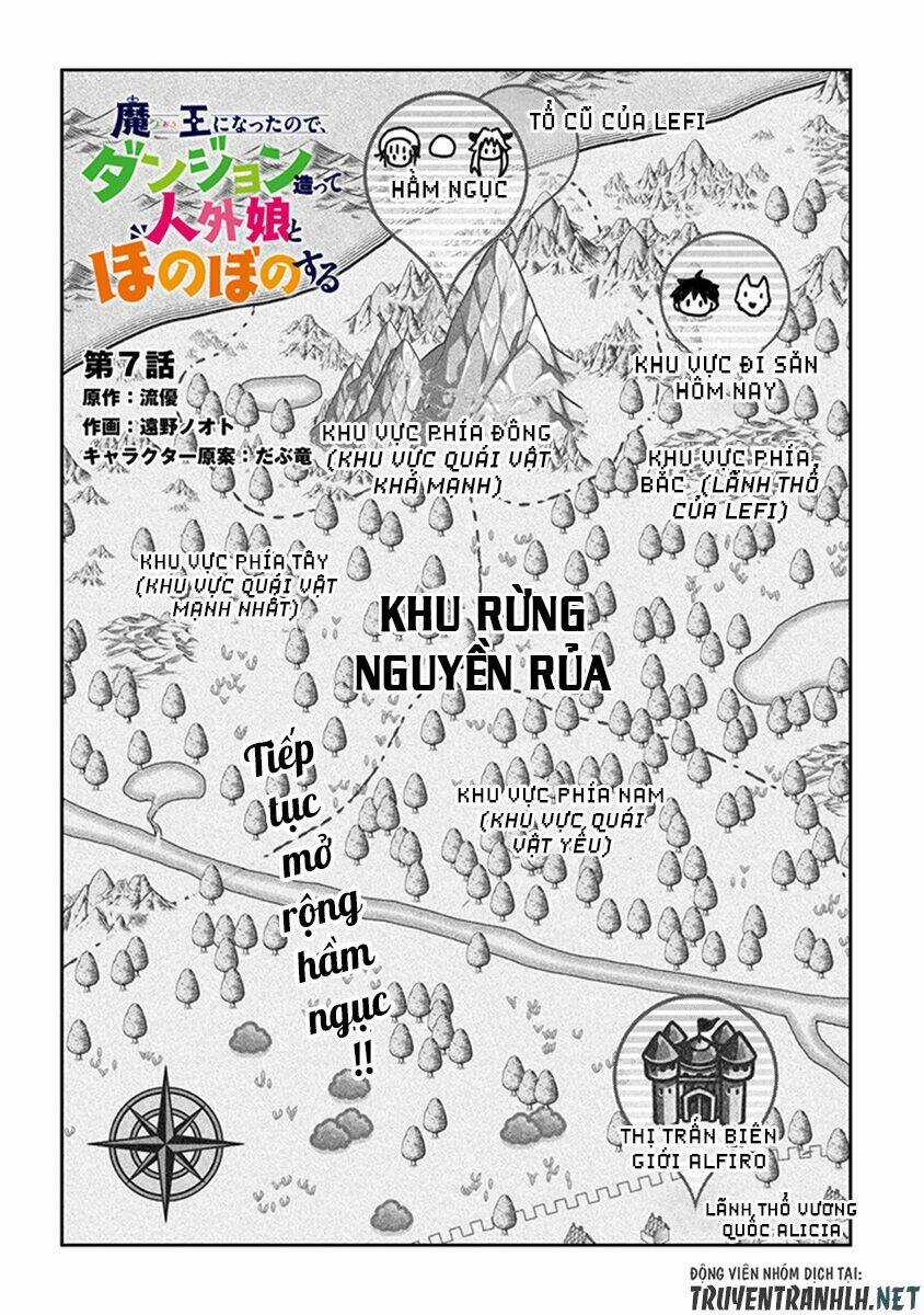 Maou Ni Natte Node, Dungeon Tsukutte Jingai Musume To Honobono Suru Chapter 7.1 trang 2