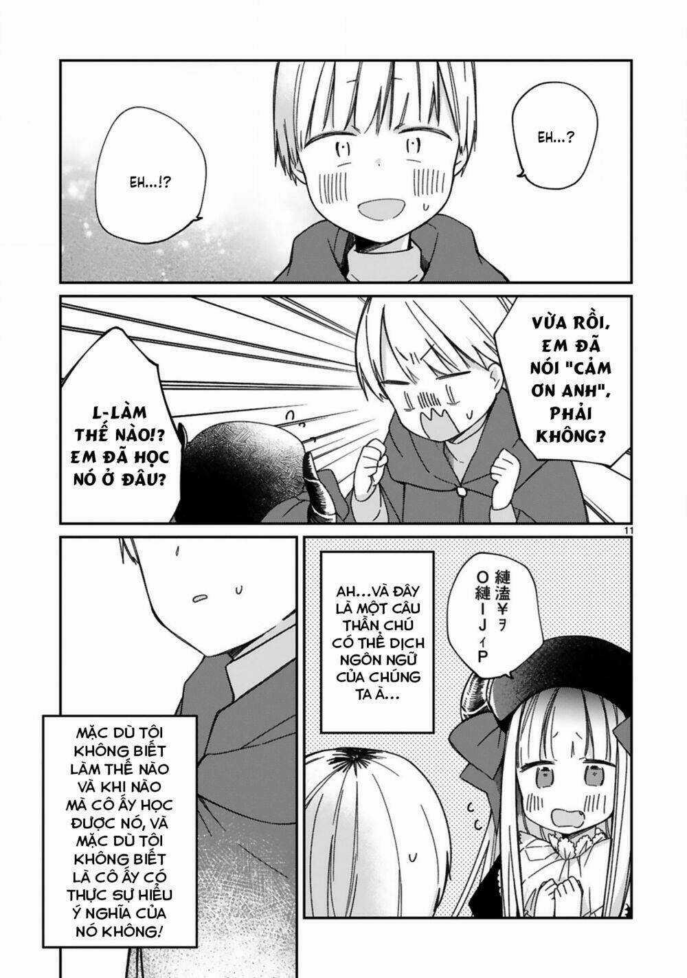 Maou-Sama Ni Shoukan Sa Retakedo Kotoba Ga Tsuujinai Chapter 17 trang 12