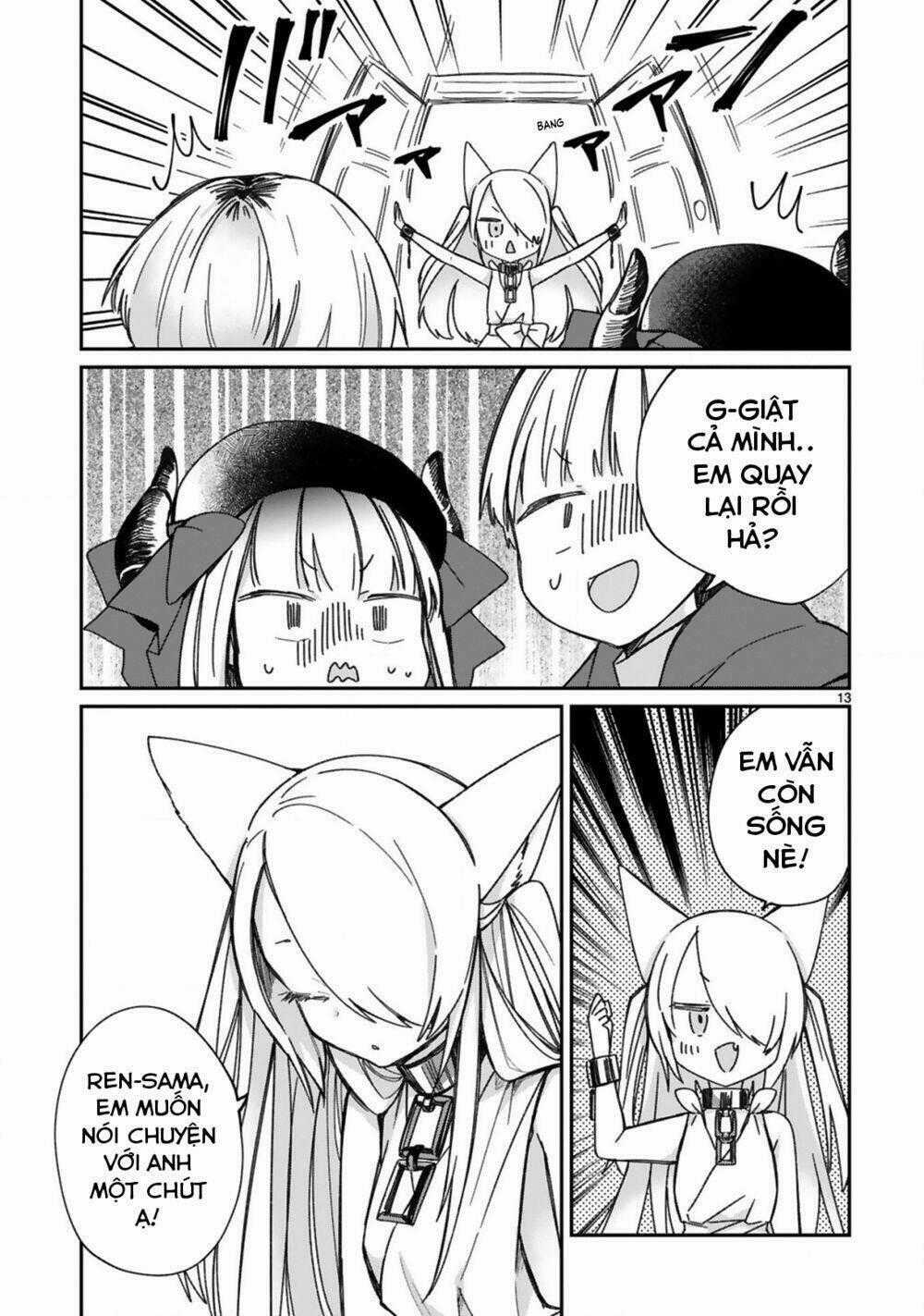 Maou-Sama Ni Shoukan Sa Retakedo Kotoba Ga Tsuujinai Chapter 17 trang 14