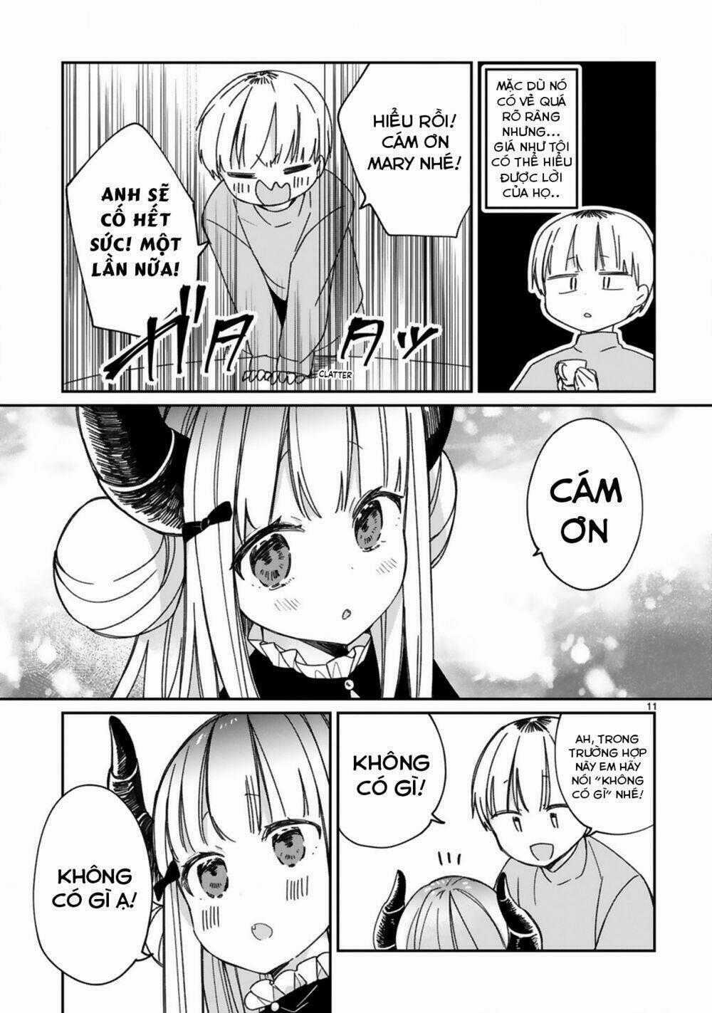 Maou-Sama Ni Shoukan Sa Retakedo Kotoba Ga Tsuujinai Chapter 18 trang 12