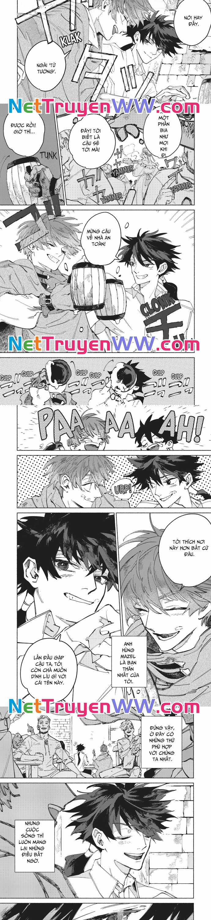 Maou to Yuusha no Tatakai no Ura de Chapter 1 trang 3