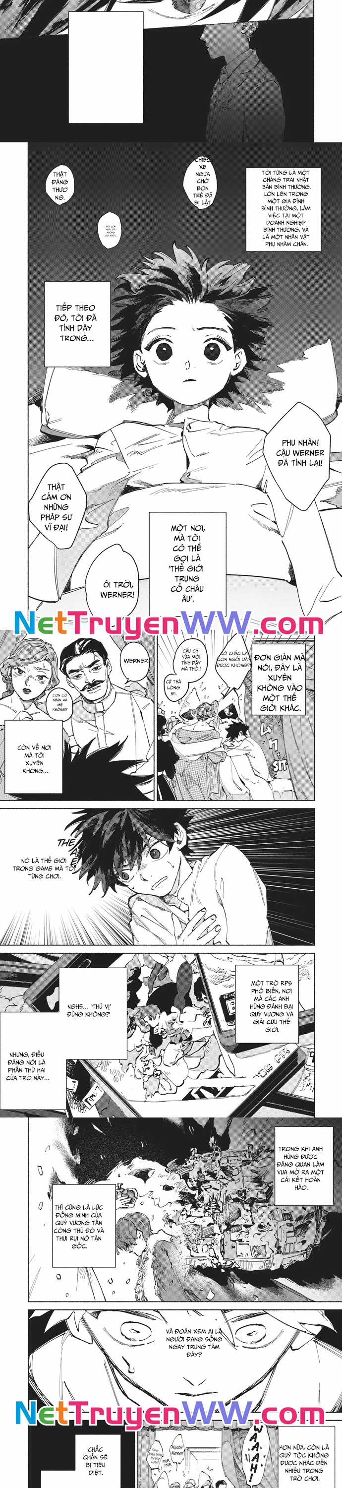 Maou to Yuusha no Tatakai no Ura de Chapter 1 trang 4