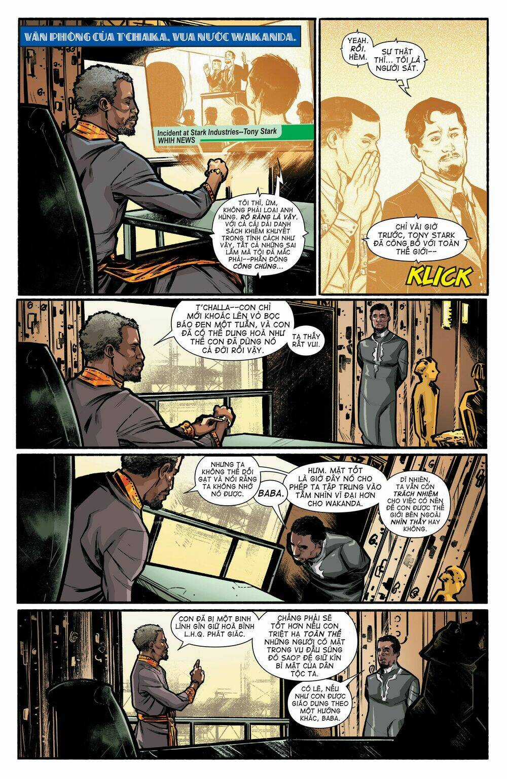 Marvel's Black Panther Prelude - Hoàng Đế Báo Đen Tiền Dẫn Chapter 1 trang 6