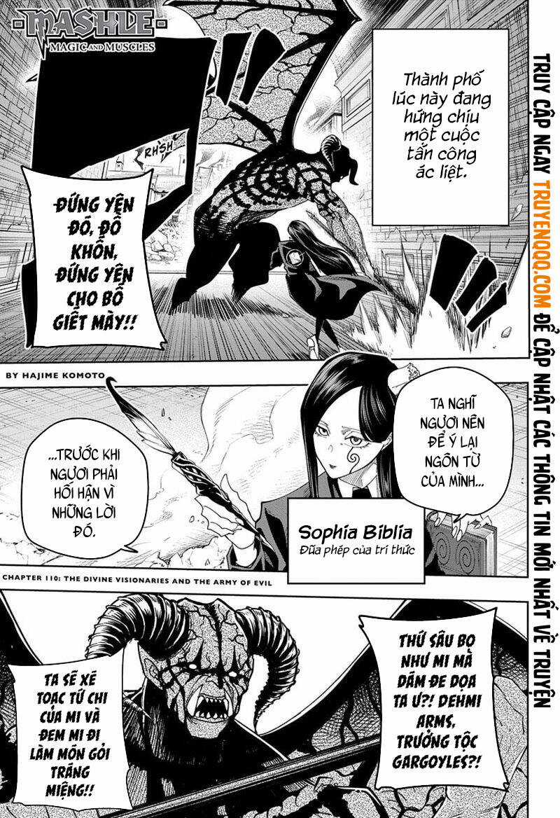 Mashle: Magic And Muscles Chapter 110 trang 2