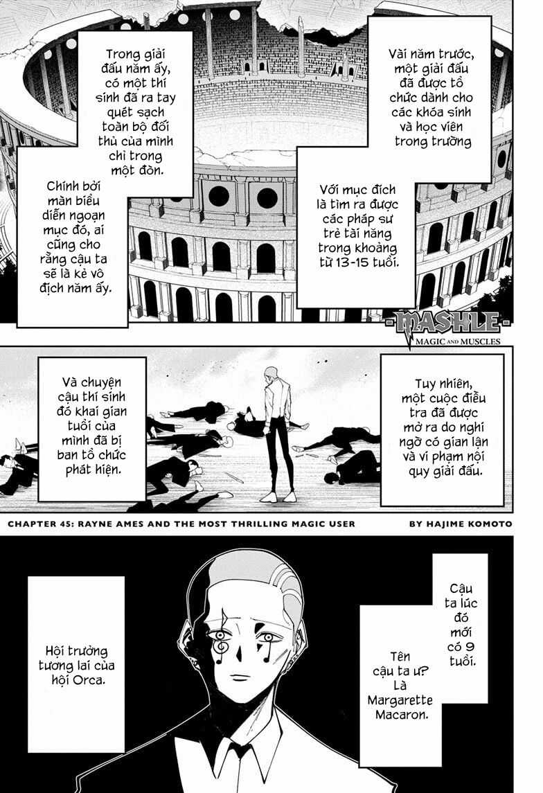 Mashle: Magic And Muscles Chapter 45 trang 2