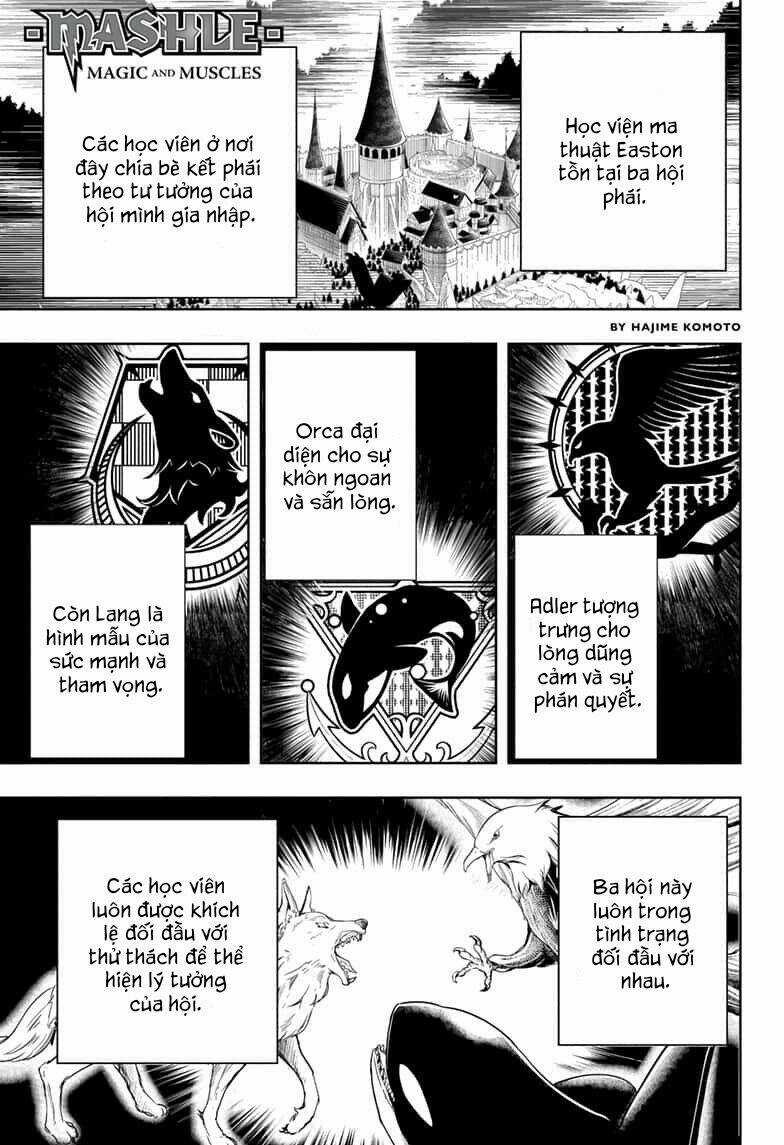 Mashle: Muscles And Magic Chapter 16 trang 1