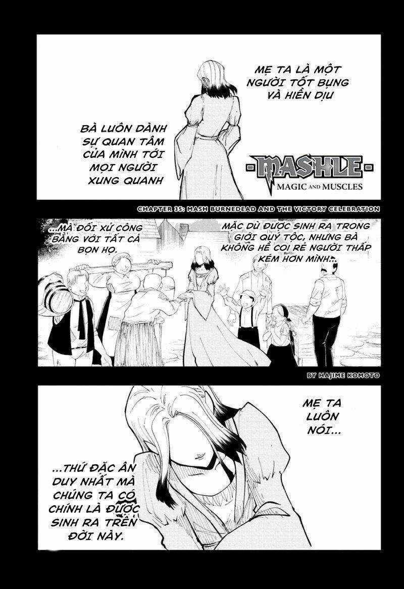 Mashle: Muscles And Magic Chapter 35 trang 1