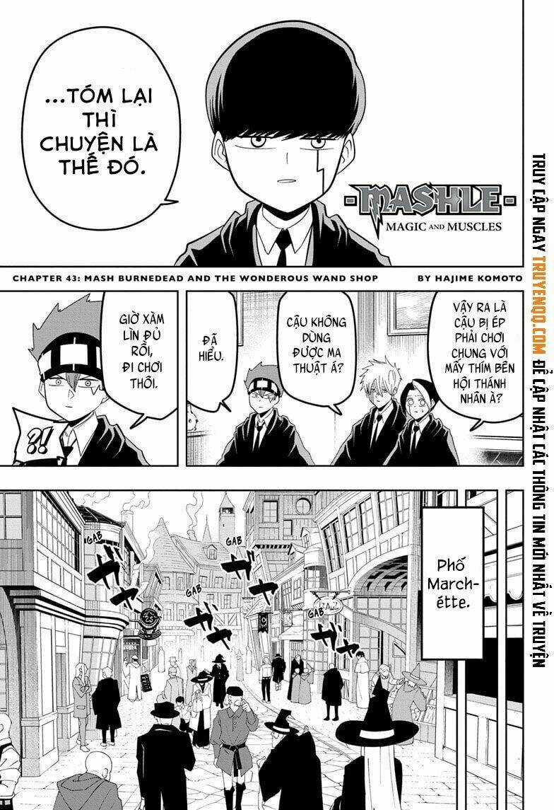 Mashle: Muscles And Magic Chapter 43 trang 1