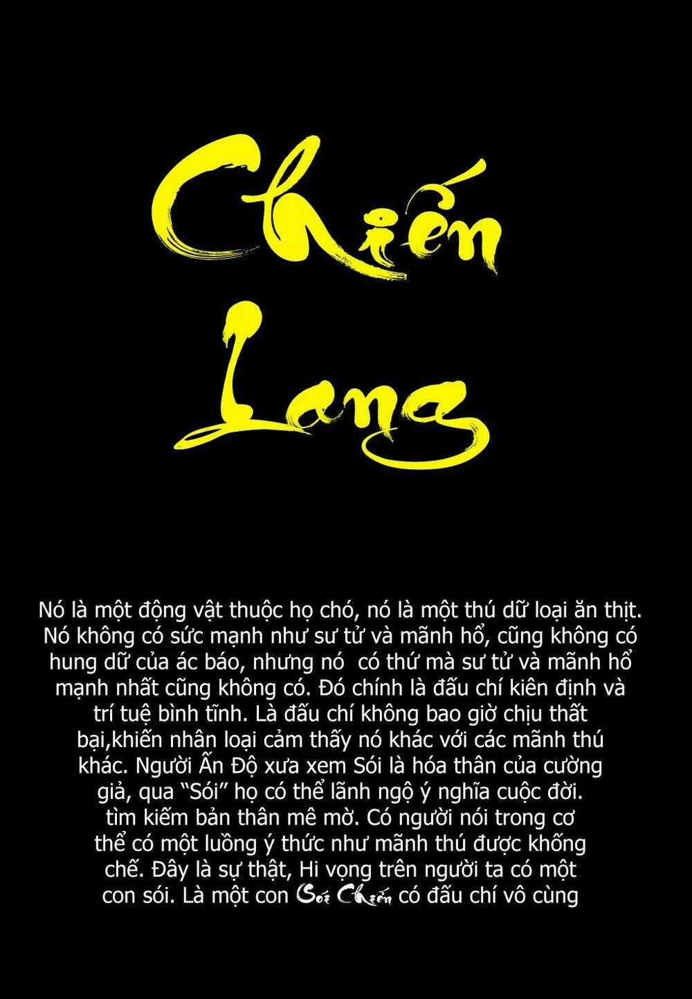 Mạt Nhật Chiến Lang Chapter 1 trang 1