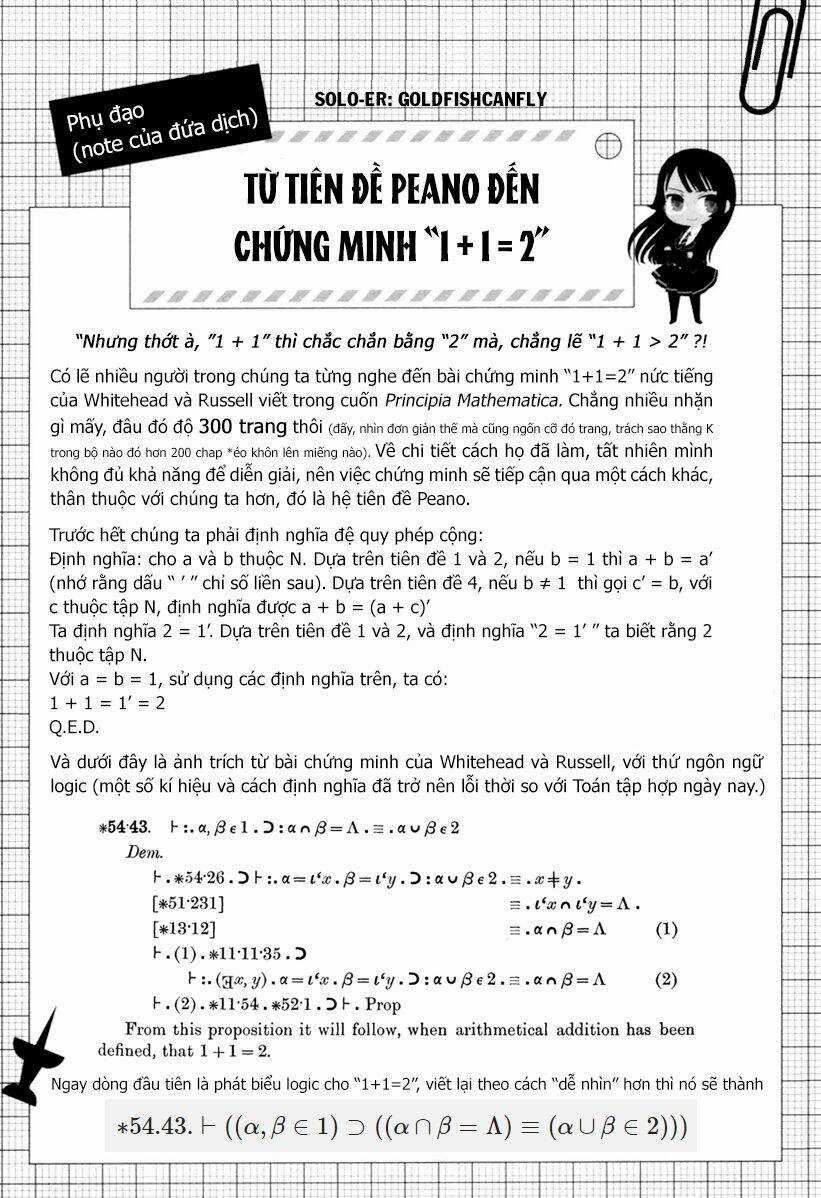 Mathematical Girls: Các Định Lý Bất Toàn Của Gödel Chapter 2 trang 26
