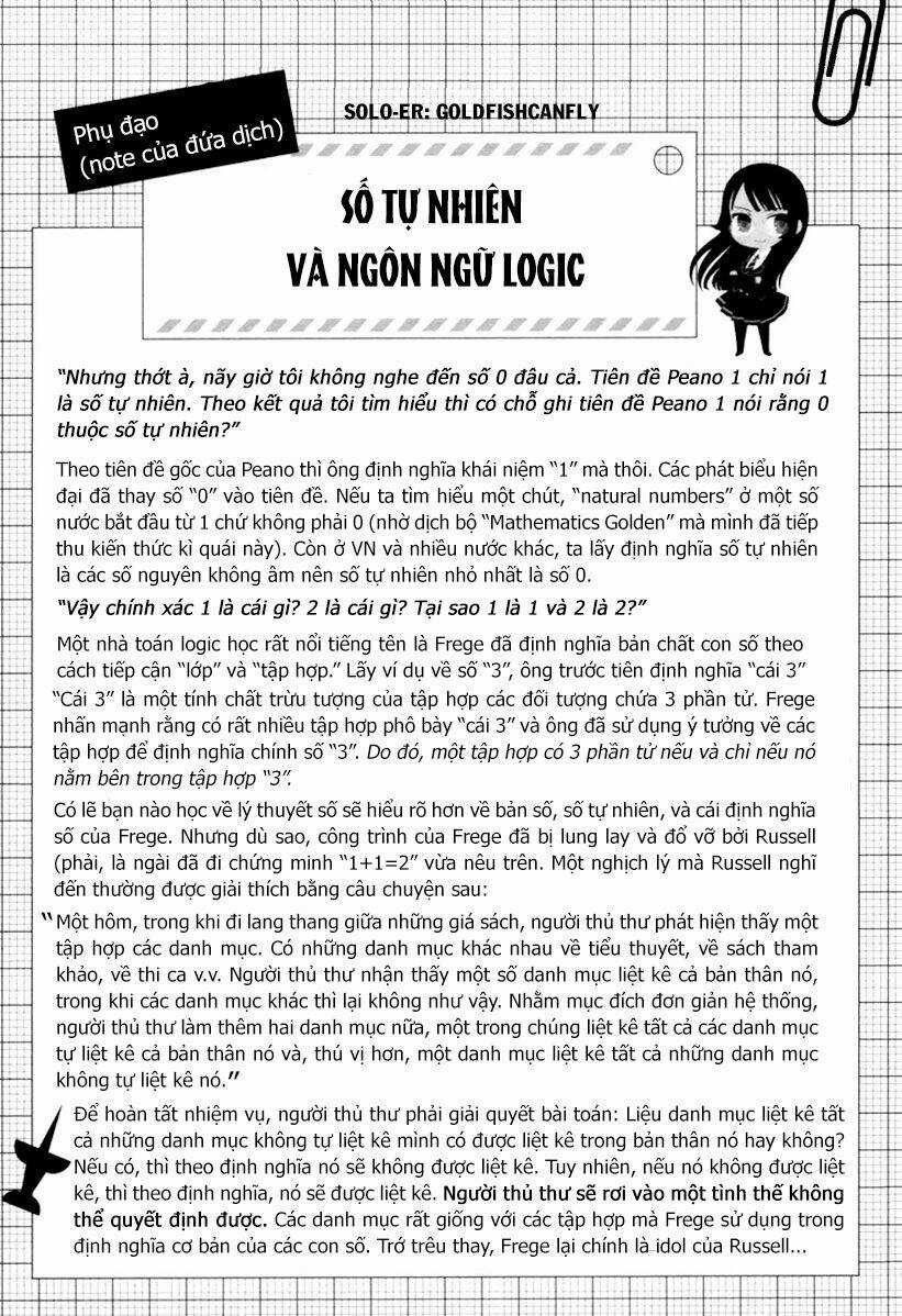 Mathematical Girls: Các Định Lý Bất Toàn Của Gödel Chapter 2 trang 27