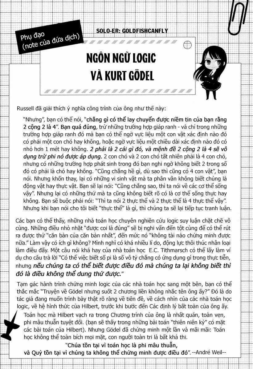 Mathematical Girls: Các Định Lý Bất Toàn Của Gödel Chapter 2 trang 28