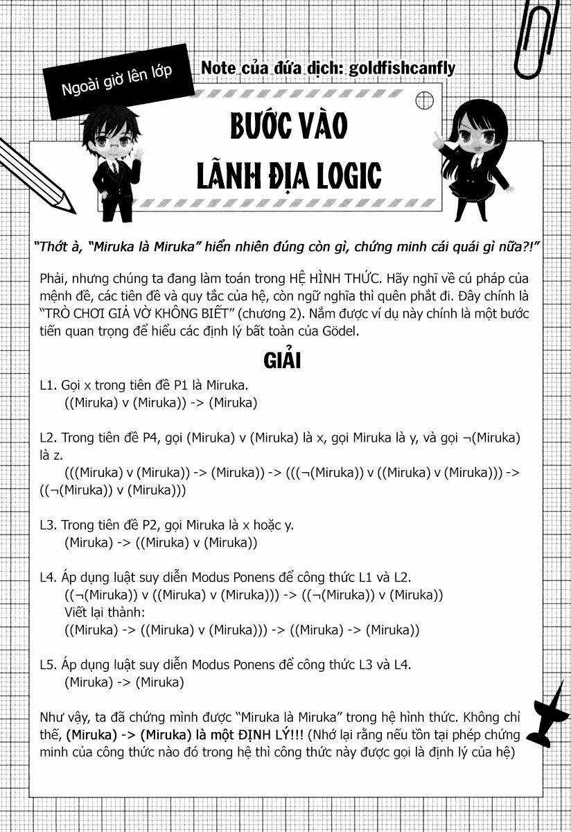 Mathematical Girls: Các Định Lý Bất Toàn Của Gödel Chapter 6 trang 36