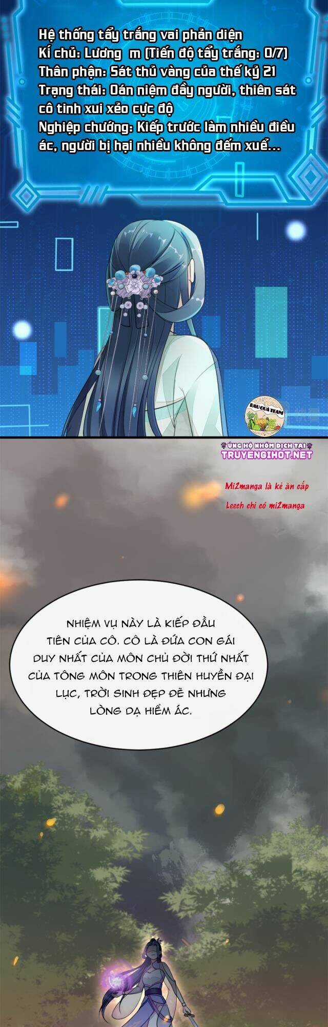 Mau Xuyên Không Rửa Tội Cho Nhân Vật Phản Diện Chapter 1 trang 13