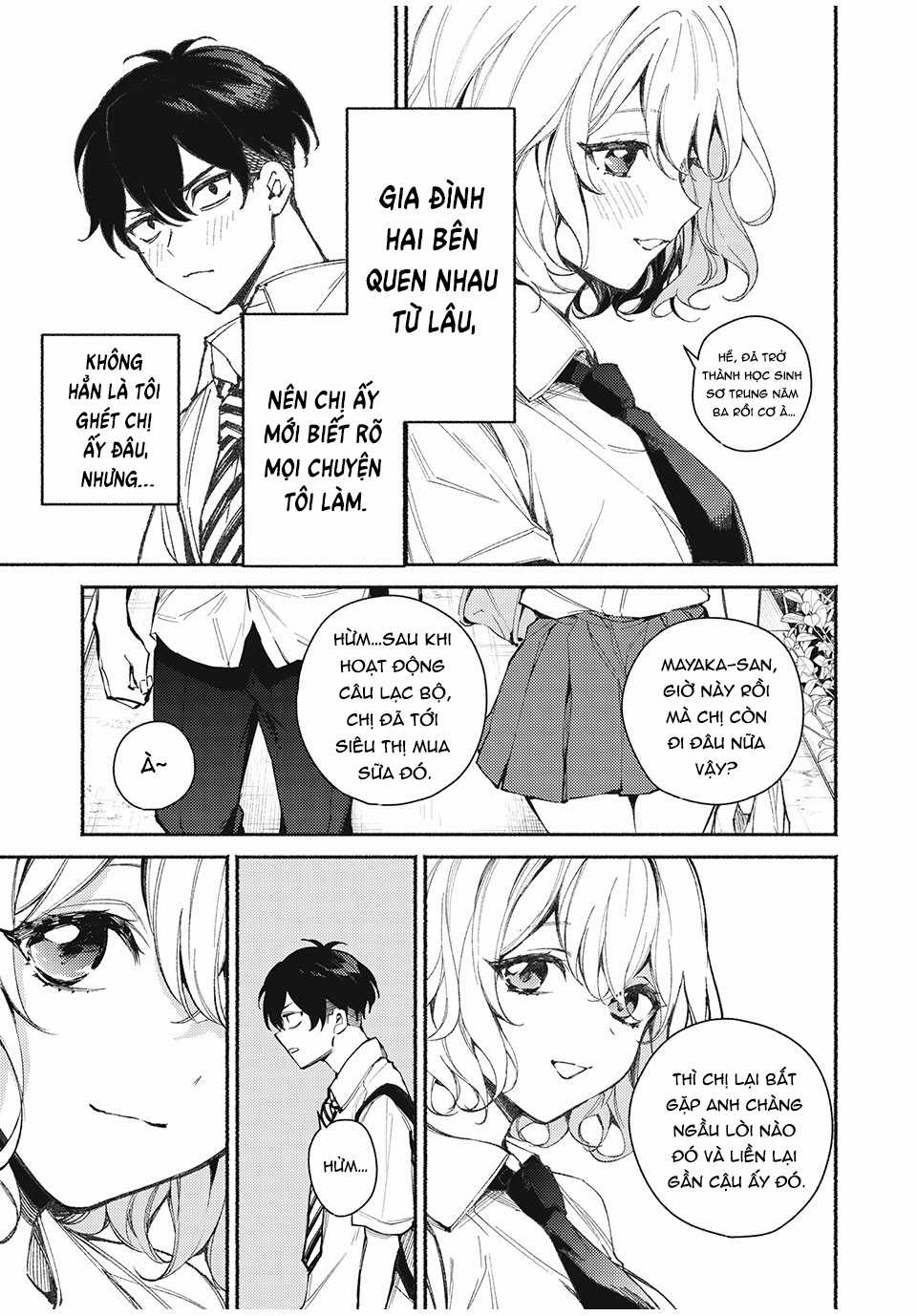 Mayaka-neesan wa Uso ga Tsukenai Chapter 1 trang 3