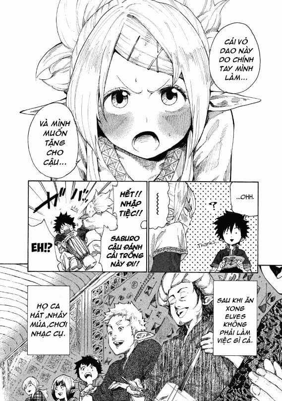 Mazumeshi Elf To Youbokugurashi Chapter 4 trang 9