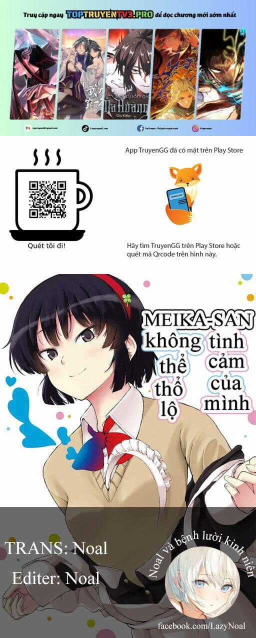 Meika-San Can't Conceal Her Emotions Chapter 88.5 trang 0